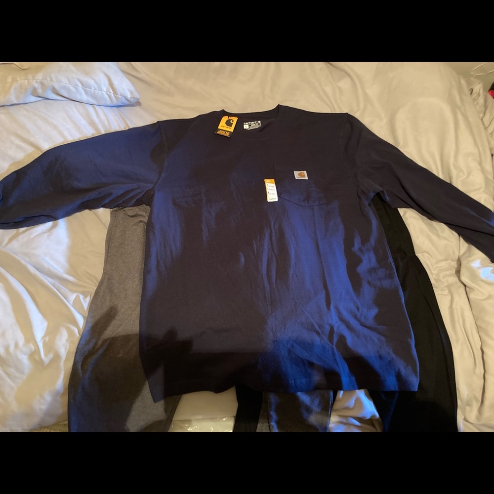Carhartt Loose Fit Heavyweight Sweatshirt Long Sleeve With Pocket Size Large